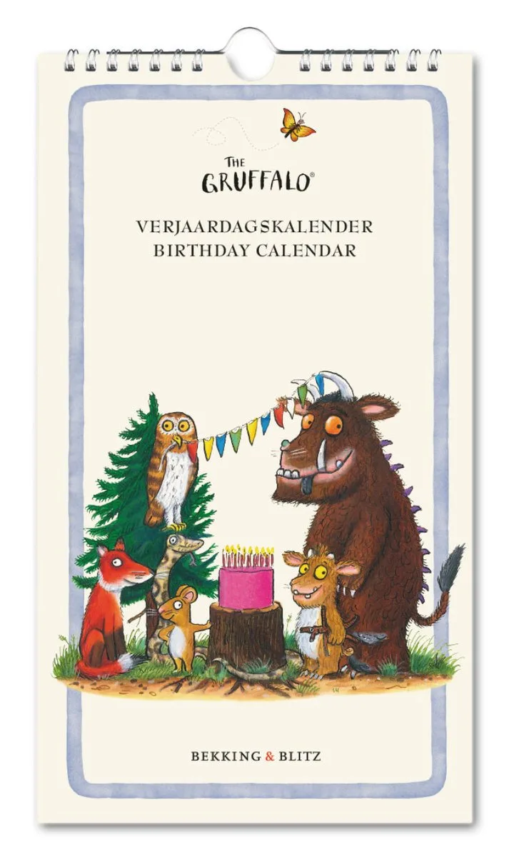 The Gruffalo Verjaardagskalender van Bekking & Blitz in Meerkleurig – productfoto
