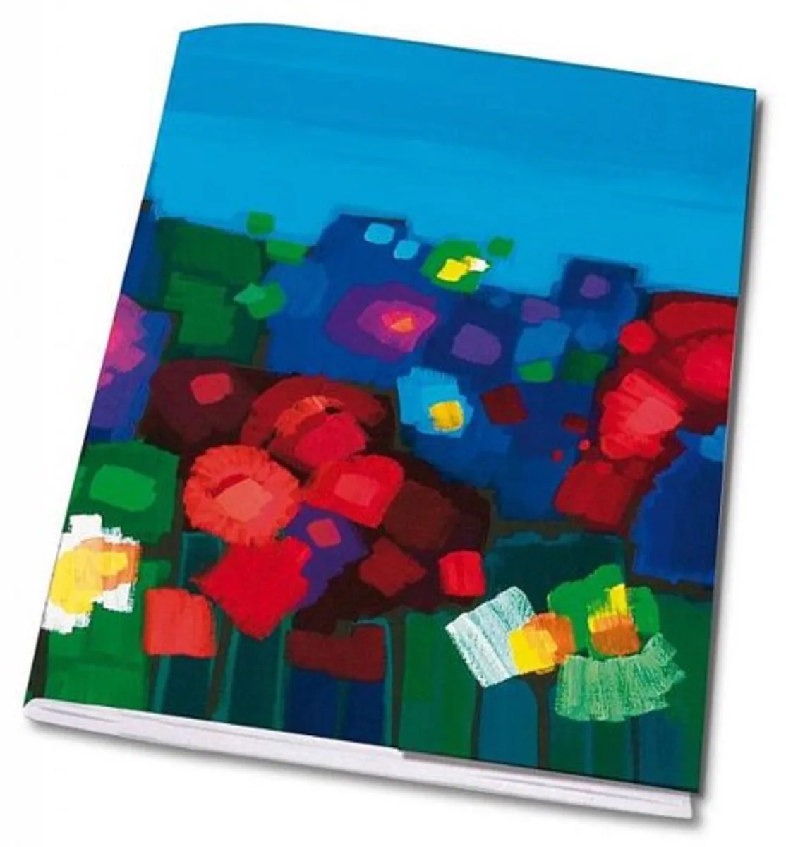 Ton Schulten Schrift Formaat A5 Gelinieerd Eleven Flowers - Gratis Verzonden fra Bekking & Blitz i Blå – produktbillede