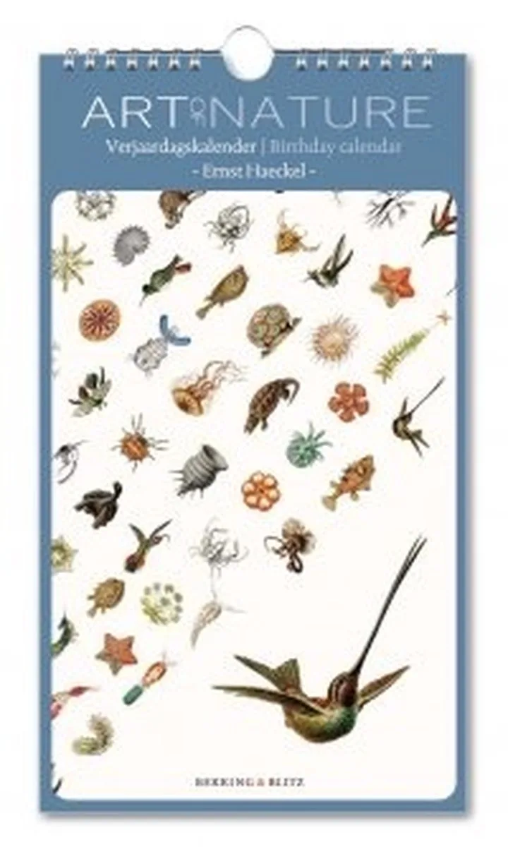 Verjaardagskalender: Art of Nature, Ernst Haeckel, Teylers Museum fra Bekking & Blitz i Flerfarvet – produktbillede