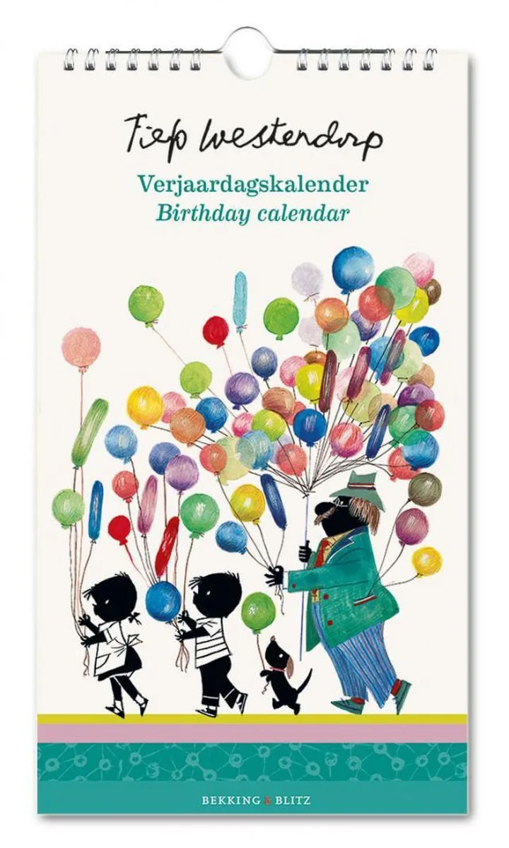 Verjaardagskalender - Kunst - Jip en Janneke - Fiep Westendorp fra Bekking & Blitz i Flerfarvet – produktbillede