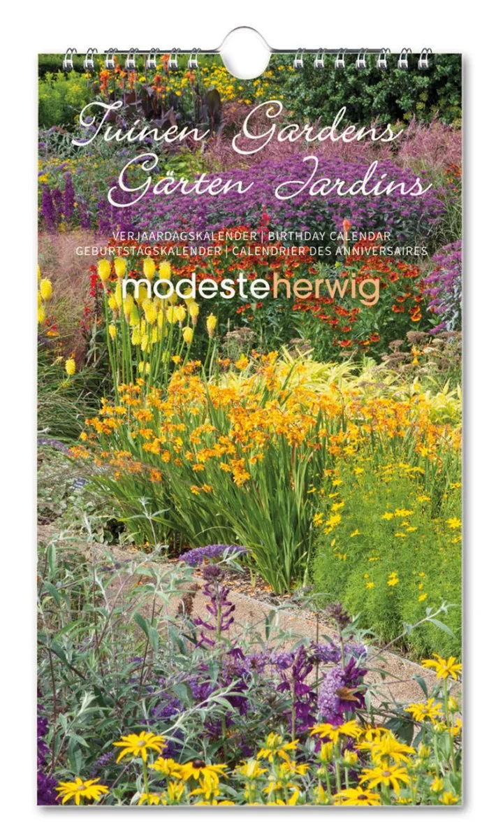Verjaardagskalender – Kunstkalender – Museumkalender – Fotokunst – Bloemen – Tuinen – Modeste Herwig fra Bekking & Blitz i Flerfarvet – produktbillede