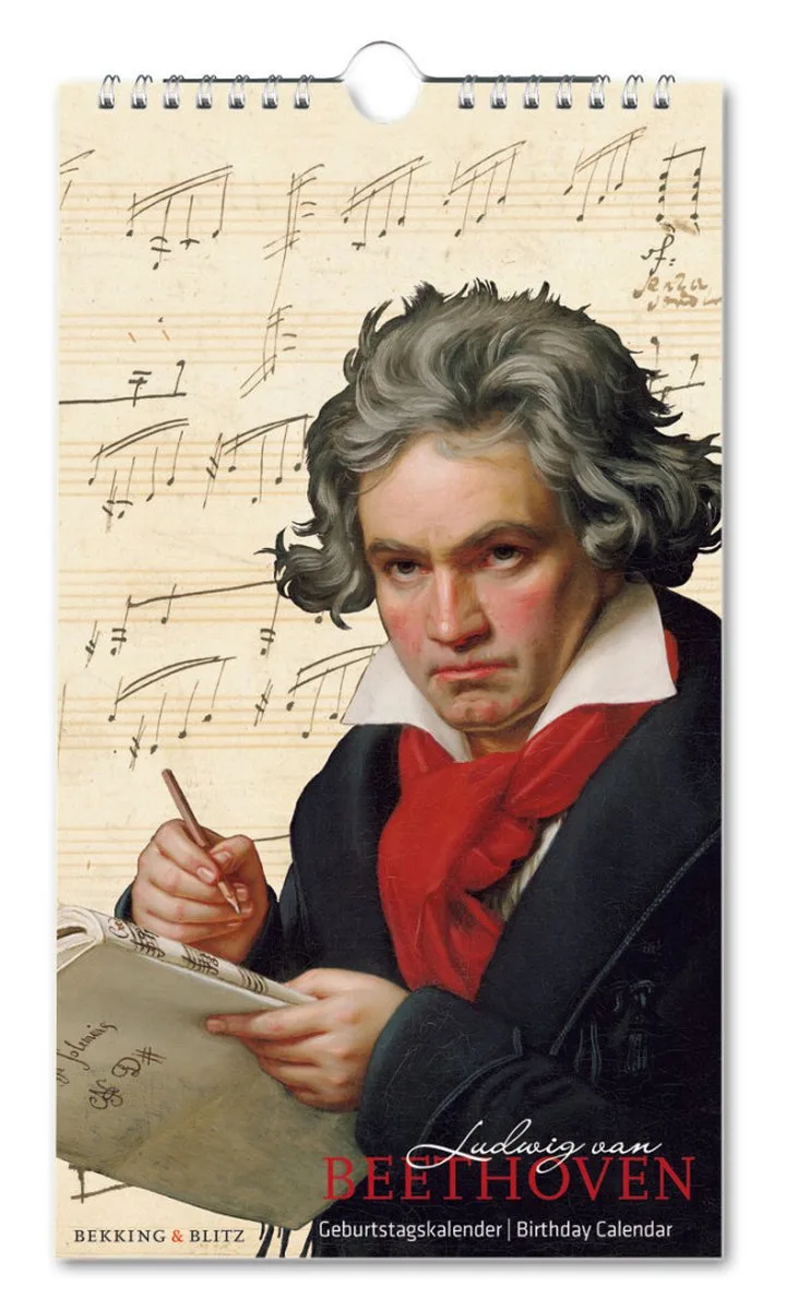 Verjaardagskalender – Kunstkalender – Museumkalender – Muziek – Klassieke Muziek – Componist - Ludwig van Beethoven - Beethoven Haus Bonn fra Bekking & Blitz i Flerfarvet – produktbillede