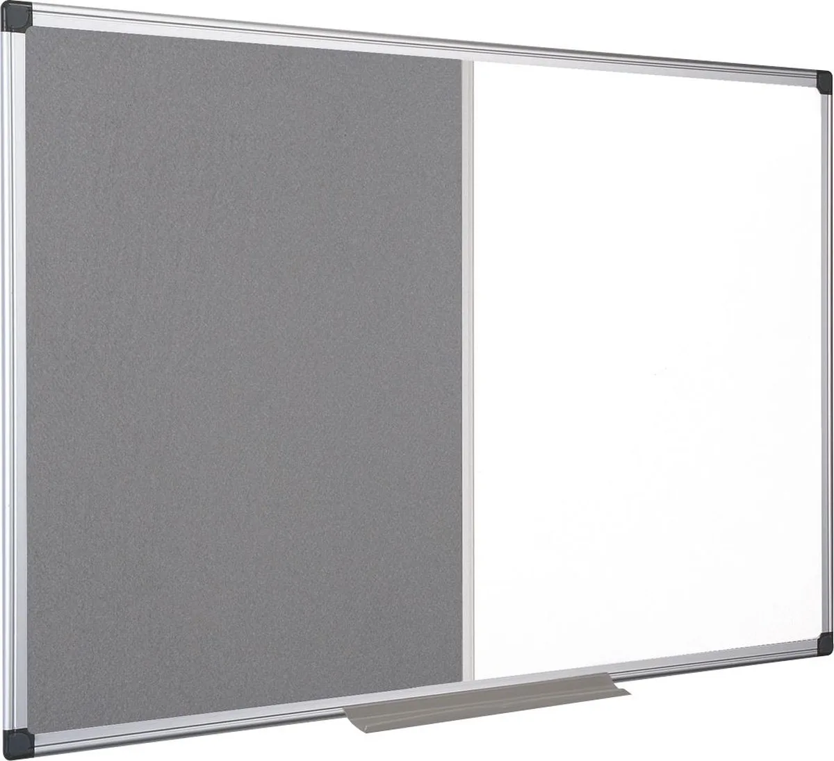 Combibord MAYA, gecombineerd prikbord en whiteboard Kurk of vilt, div. afmetingen von Bi-Office in Weiß – Produktfoto