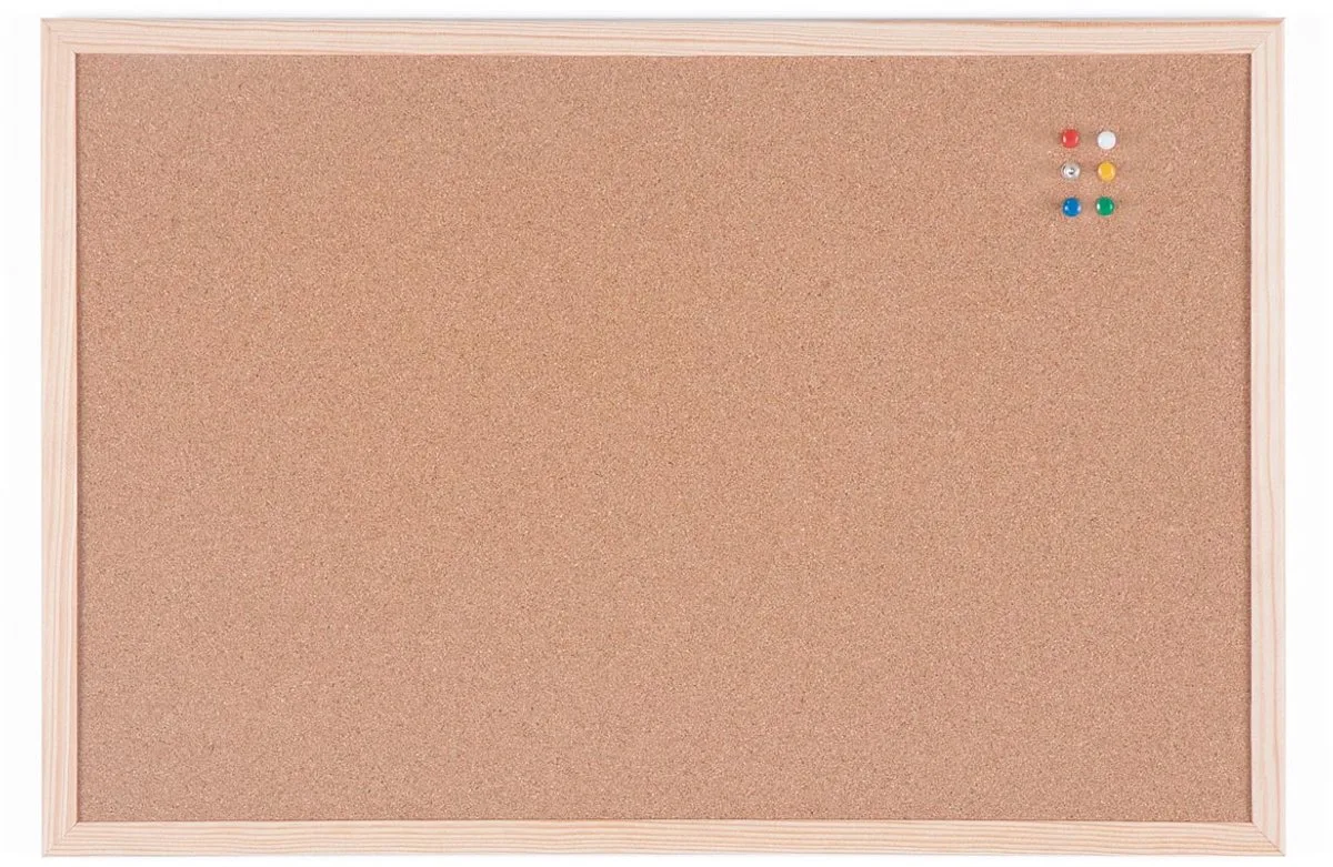 kurkbord met houten kader | ft 60 x 40 cm de Bi-Office – photo produit
