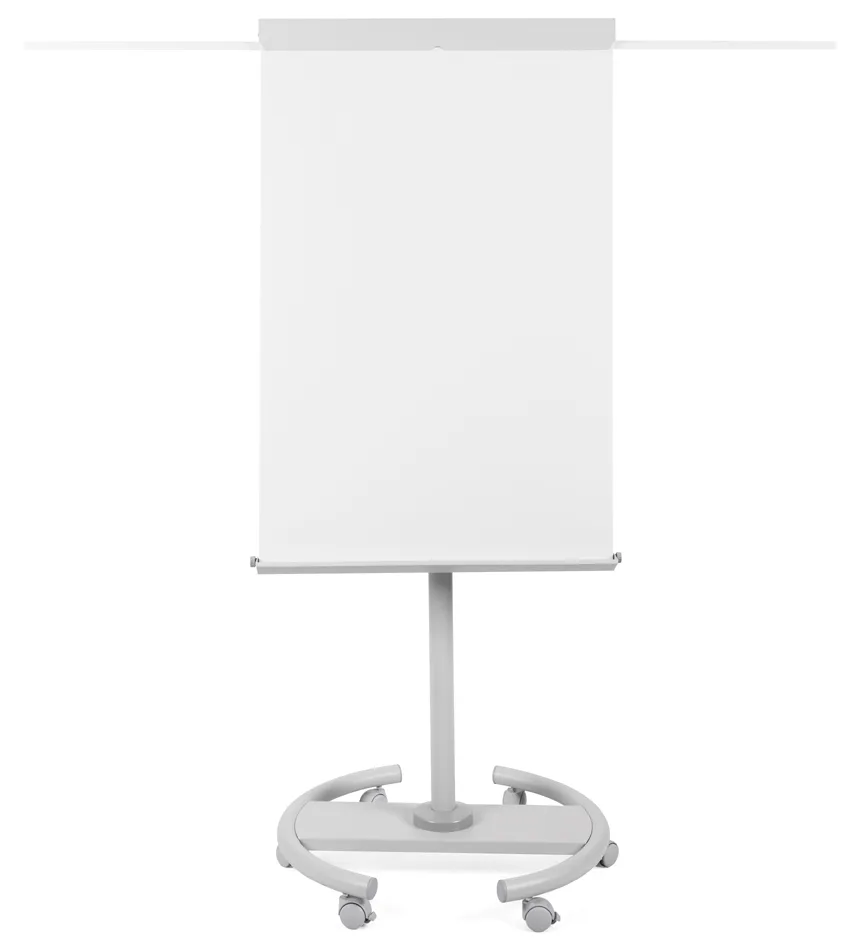 umwandelbares Flipchart, grau från Bi-Office – produktbild