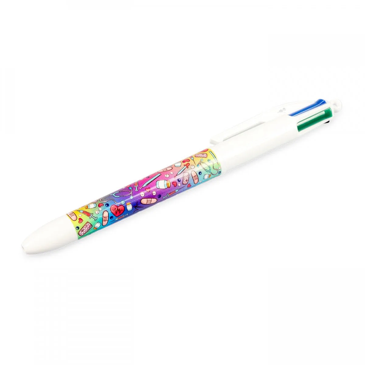 Ballpoint Pen - 4 Colors - Colorfull Collection van BIC in Wit – productfoto