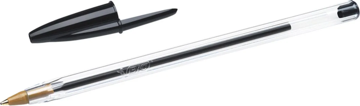 Balpen bic cristal m | 50 stuks van BIC in Zwart – productfoto