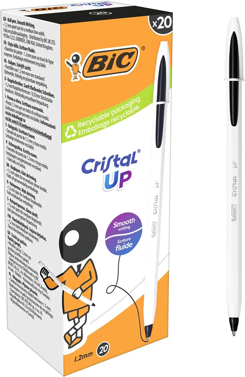 balpen Cristal Up zwart by BIC – product photo