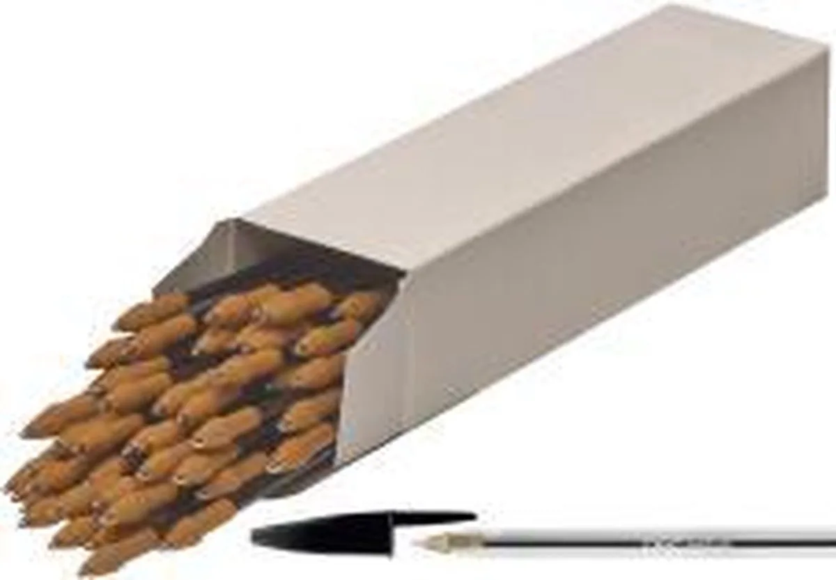 BALPENVULLING "CRISTAL" MEDIUM, DOOS VAN 50 VULLINGEN by BIC – product photo