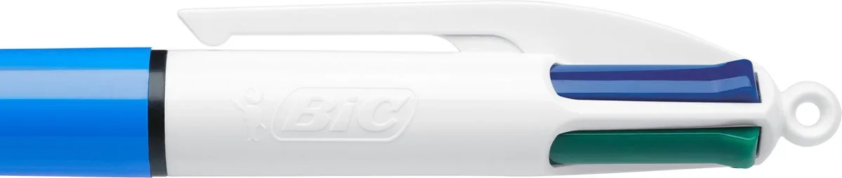 BIC 4 Colours Original Balpennen met Kliksysteem - Pot van 36 Stuks - Medium Punt 1 mm van BIC in Blauw – productfoto