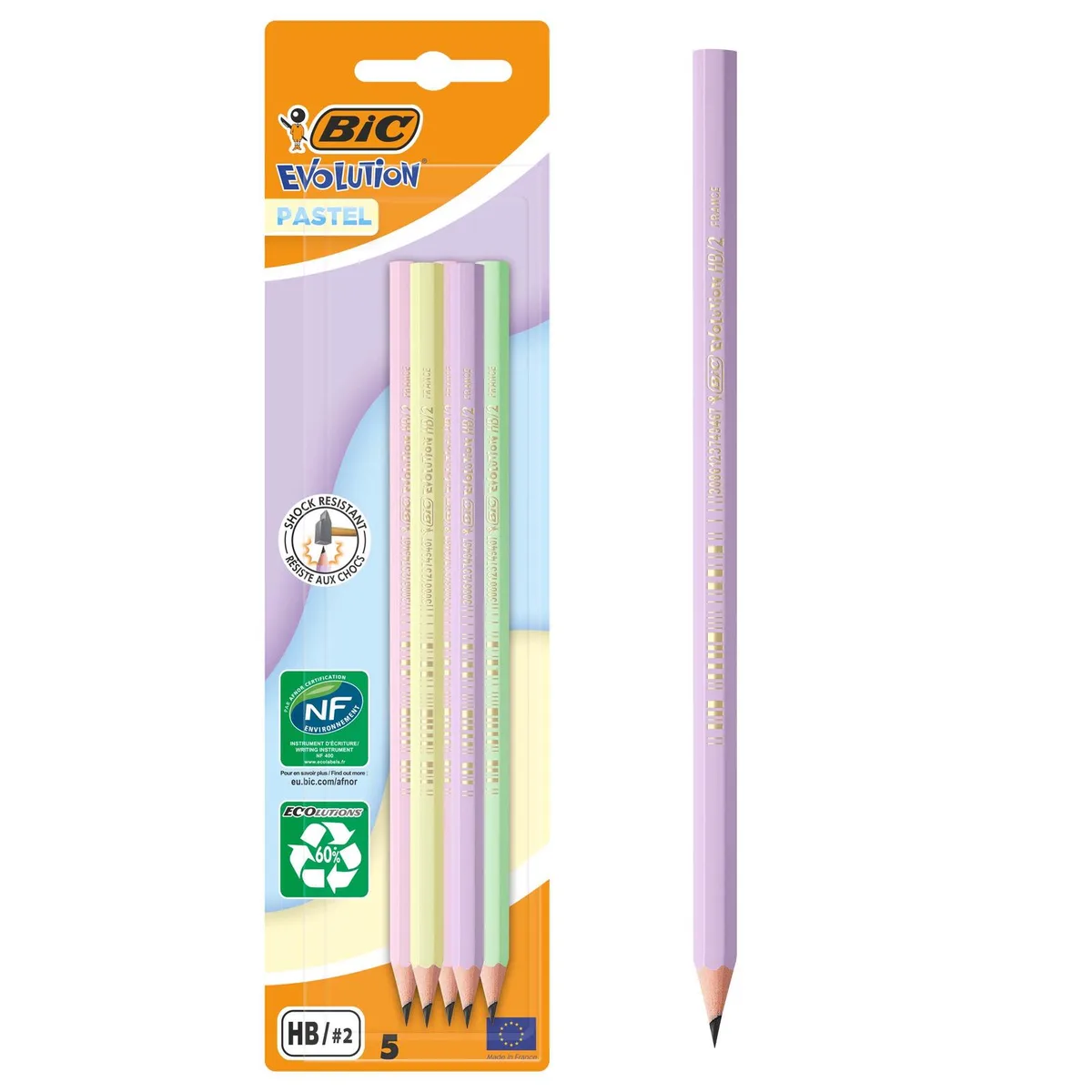 Bleistifte EVOLUTION PASTEL von BIC – Produktfoto