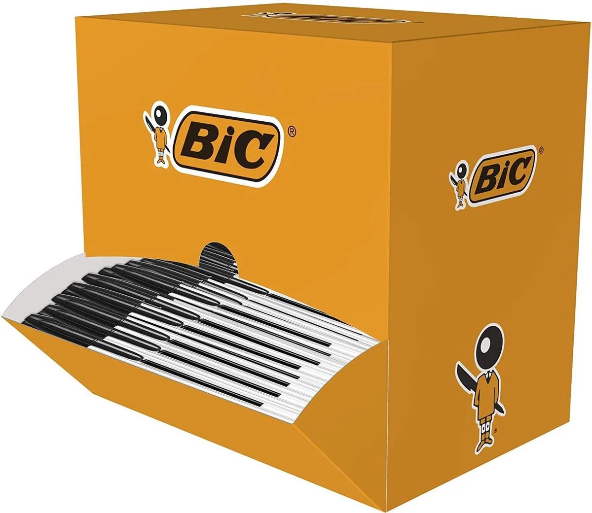 Cristal Original - Balpen - Medium Punt (1mm) - Pennen - Zwarte Inkt - Pen - 150 Stuks från BIC i Svart – produktbild