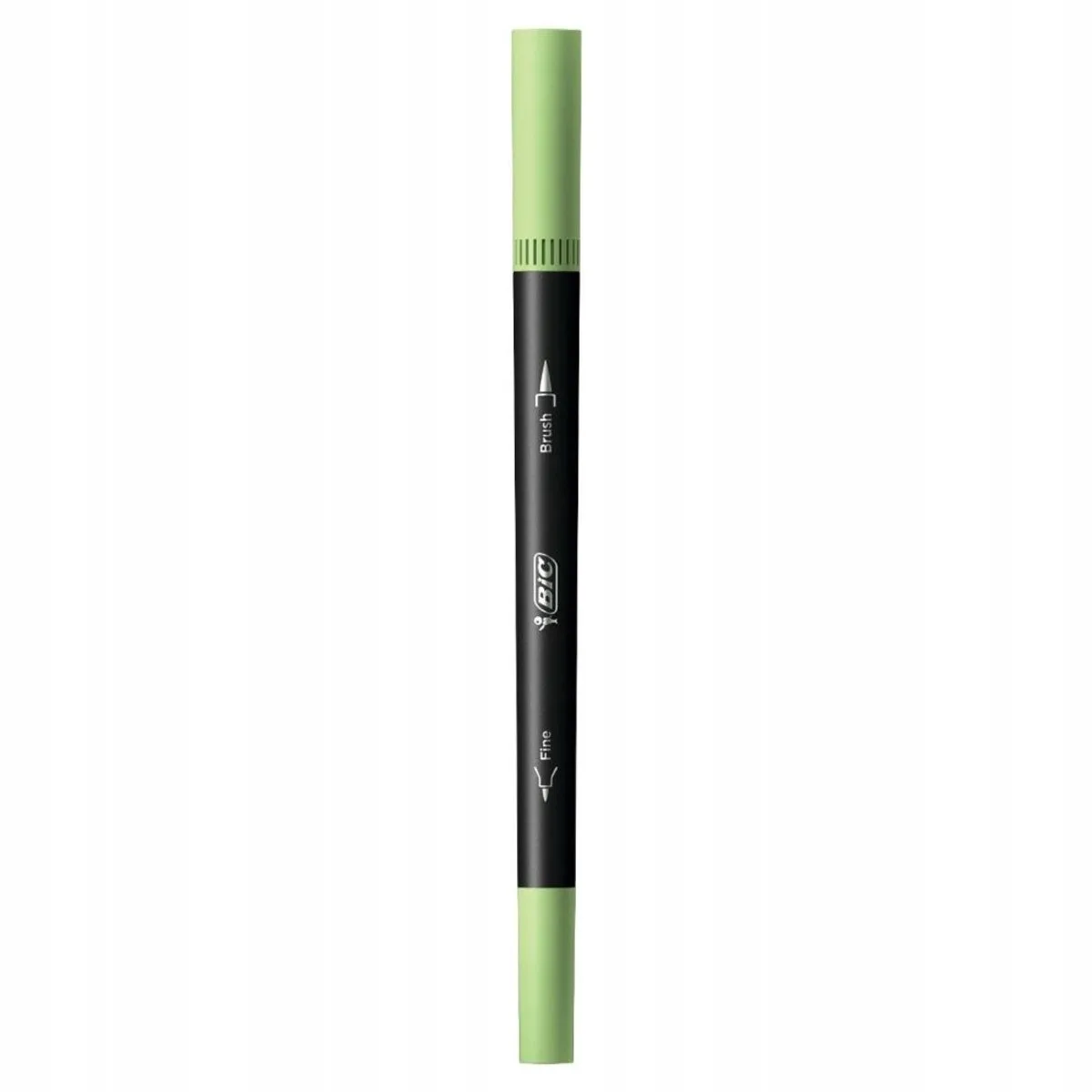 Dual Tip Stift Pastel Groen - Fijne & Brush Punt von BIC in Pastel Green – Produktfoto