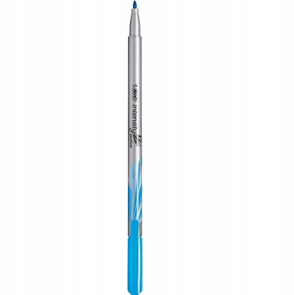 Fijne stiften, medium punt, 0.7mm lijndikte de BIC en Hemelsblauw – photo produit