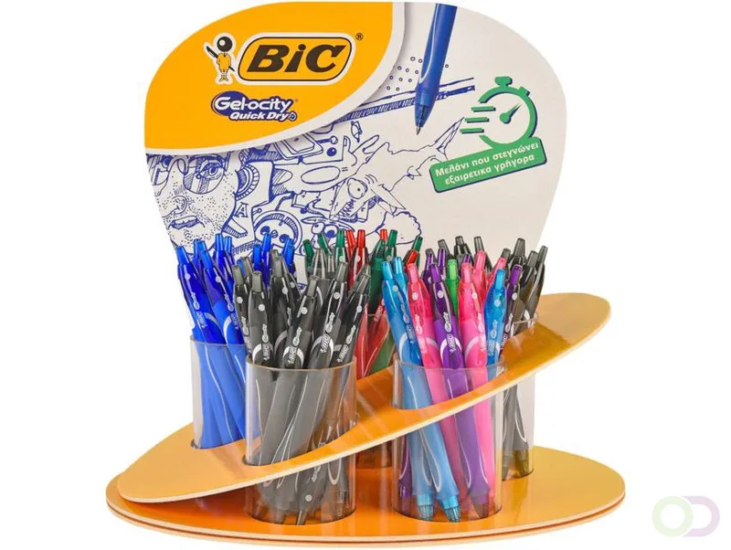 Gelschrijver Bic Gelocity quick dry assorti de BIC – photo produit