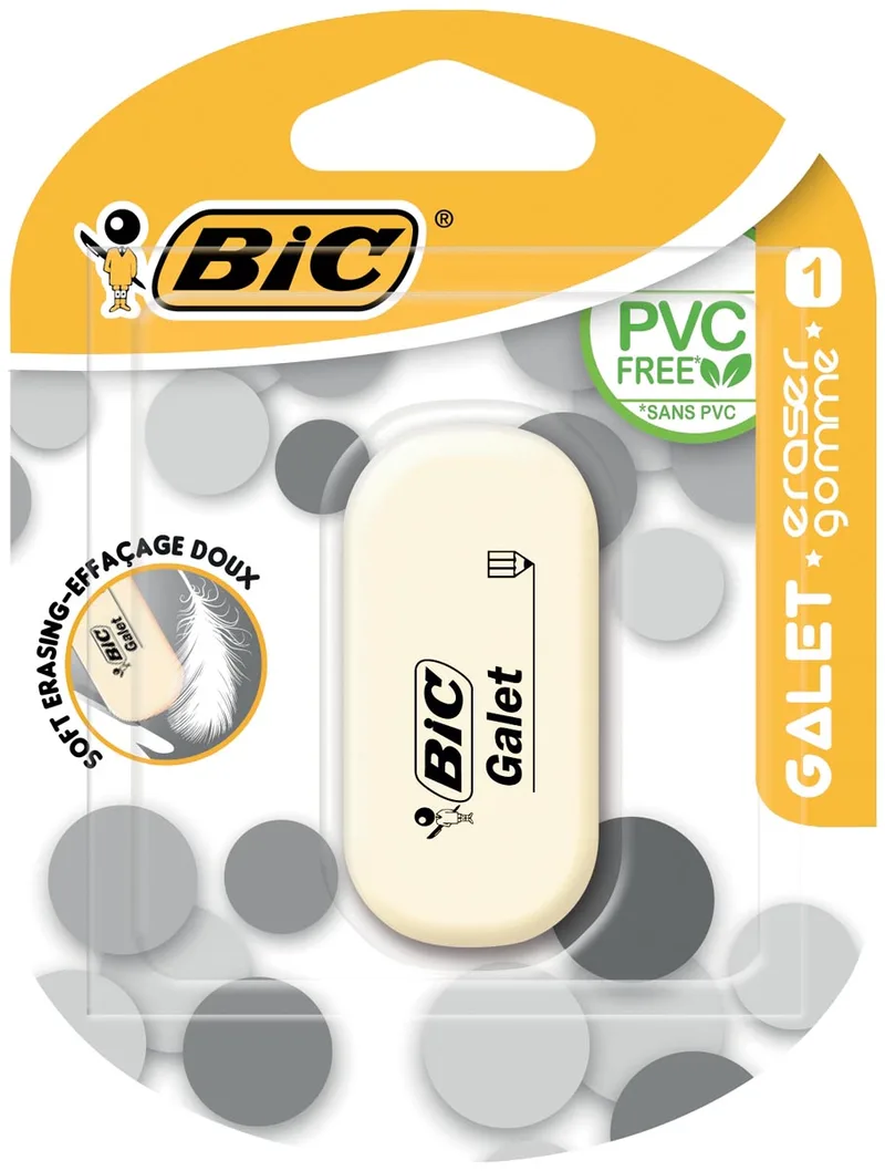 gum Galet, blister van 1 stuk van BIC – productfoto