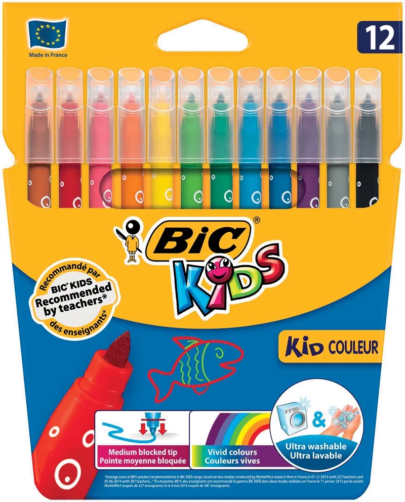 Kleurstift bickids couleur m assorti de BIC – photo produit