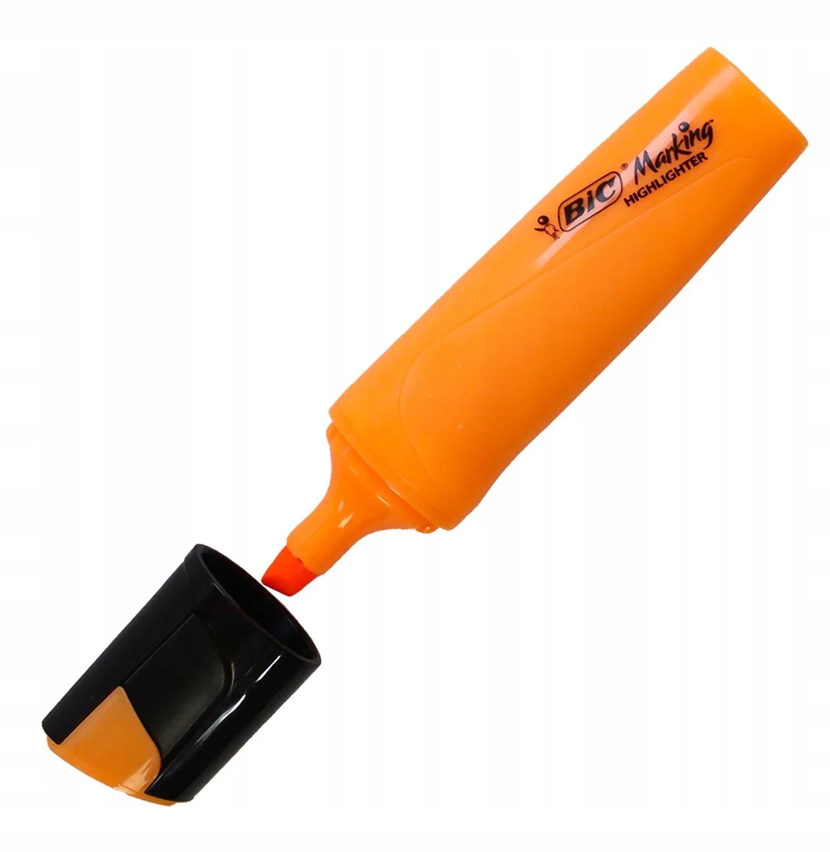 Markeerstift - Sneldrogend & Levendige Kleuren de BIC en Orange – photo produit