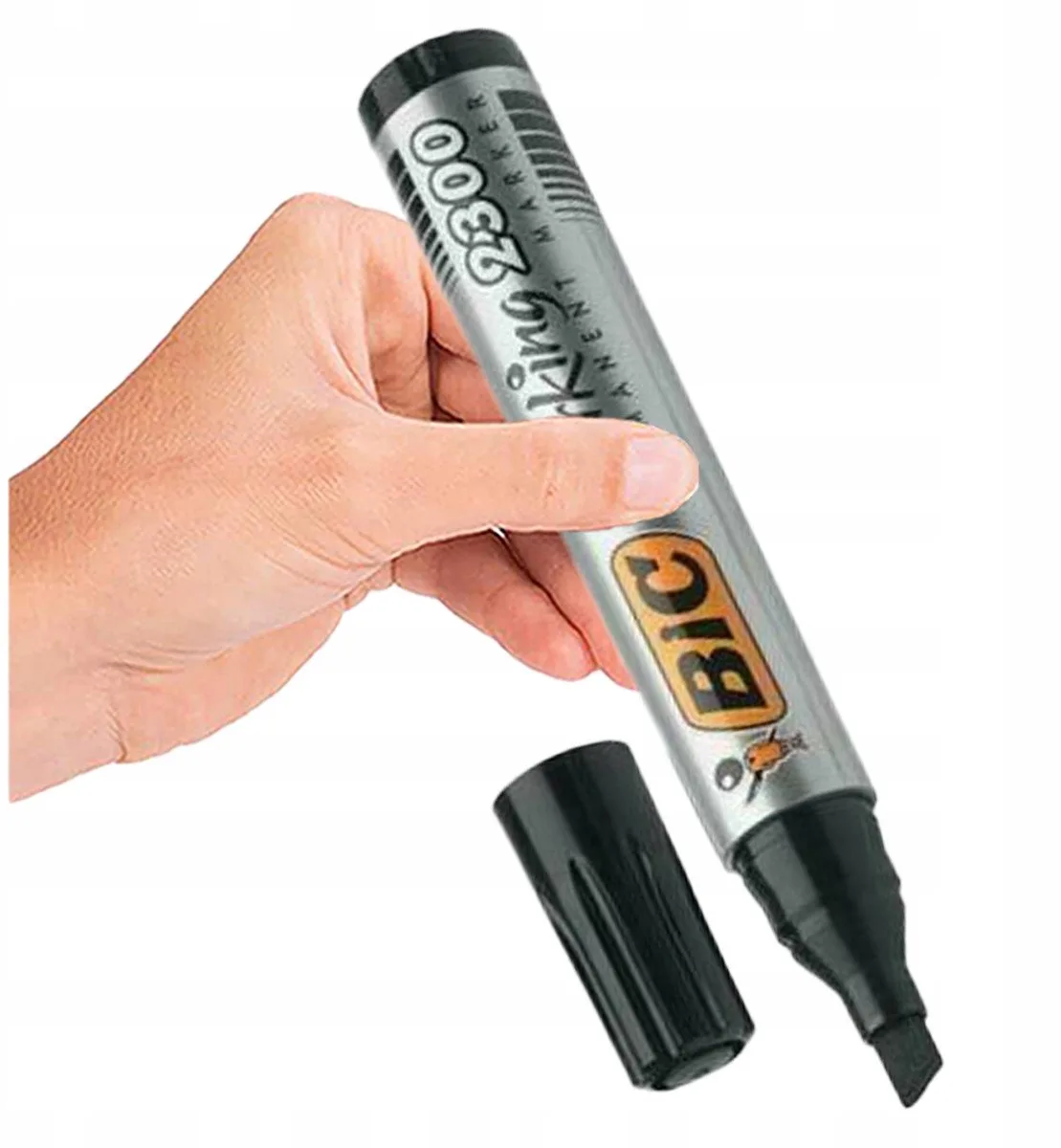 MARKING 2300 Permanente Marker 3-5mm, Afgeschuinde Punt de BIC en Noir – photo produit