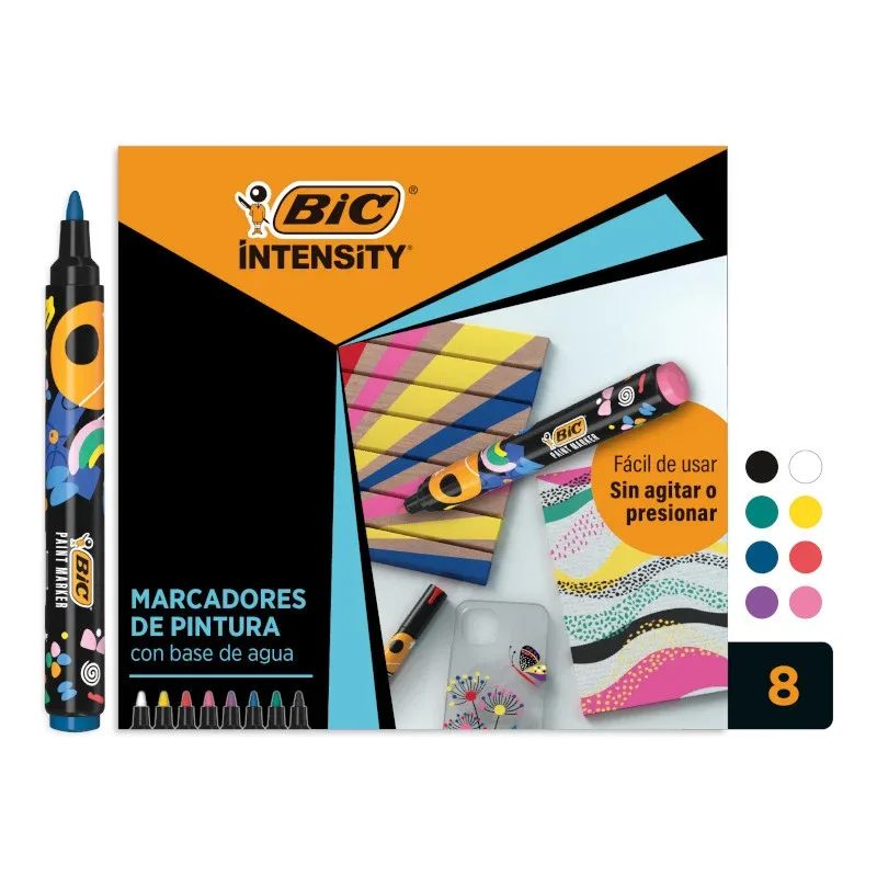 Paintmarker bic intensity assorti 8 stuks by BIC – product photo