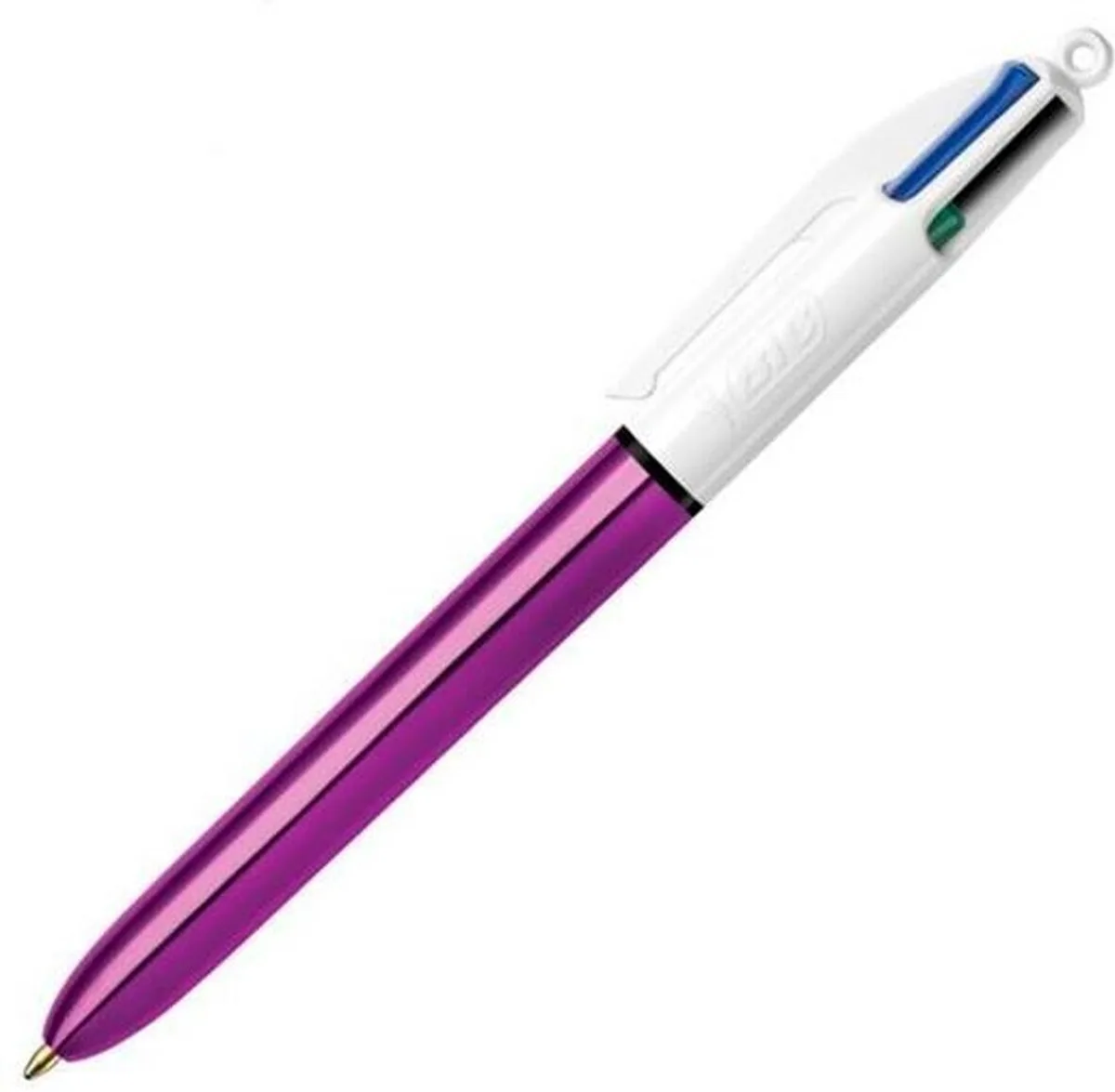 Pen Bic Shine Silver 12 Stuks von BIC in Lila – Produktfoto