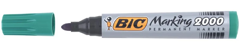 permanent marker 2000-2300 groen, schrijfbreedte 1,7 mm, ronde punt de BIC – photo produit
