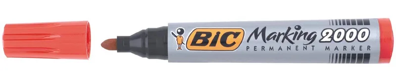 permanent marker 2000-2300 rood, schrijfbreedte 1,7 mm, ronde punt de BIC – photo produit