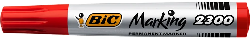 Permanent-Marker Marking 2300 Ecolutions, rot van BIC – productfoto