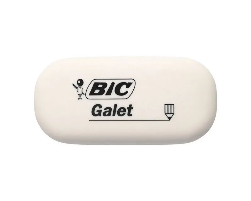 Radiergummi Galet van BIC in Wit – productfoto