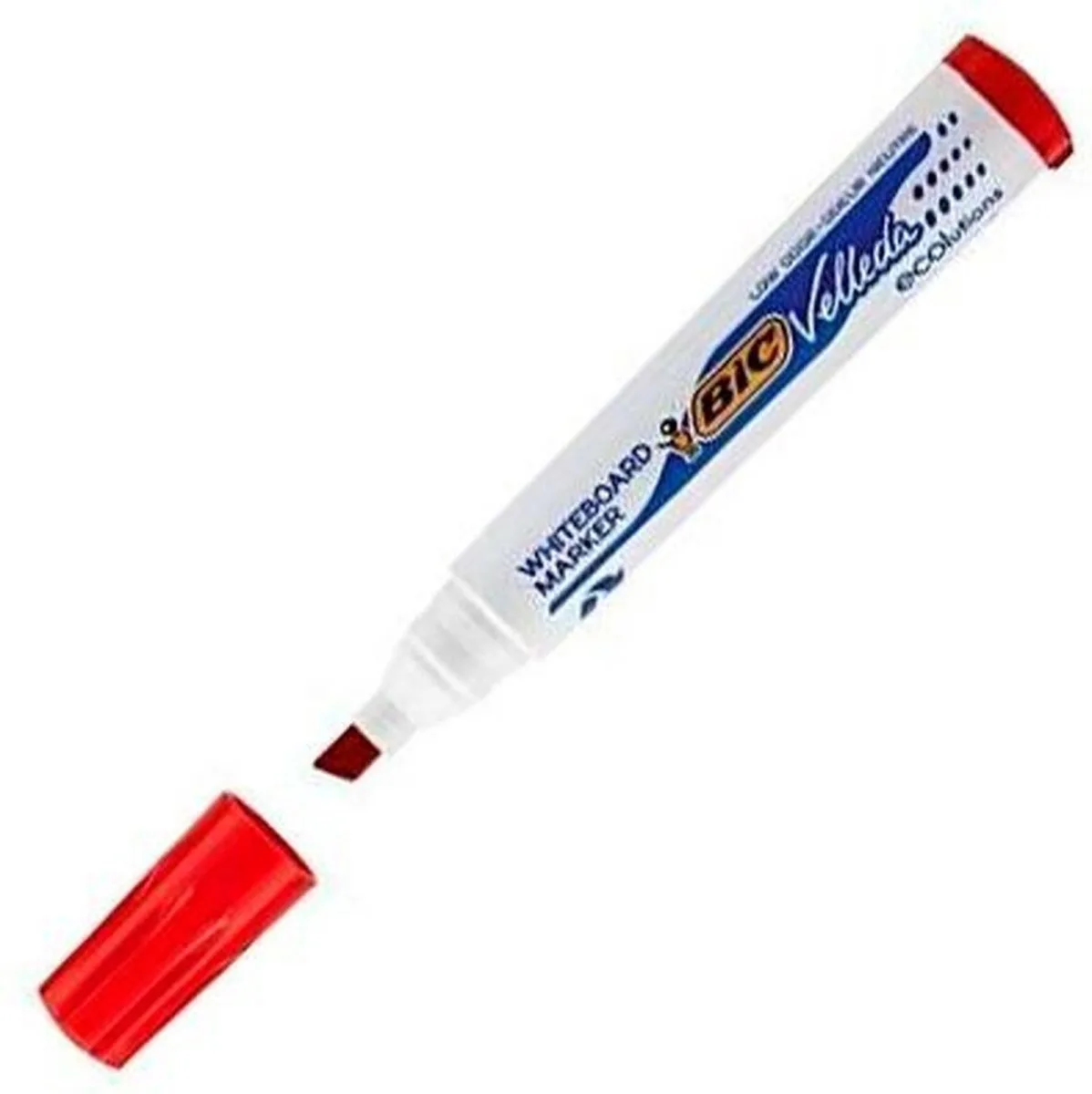 Rode Viltstift voor Whiteboard - Schuin 3.7mm fra BIC i Rød – produktbillede