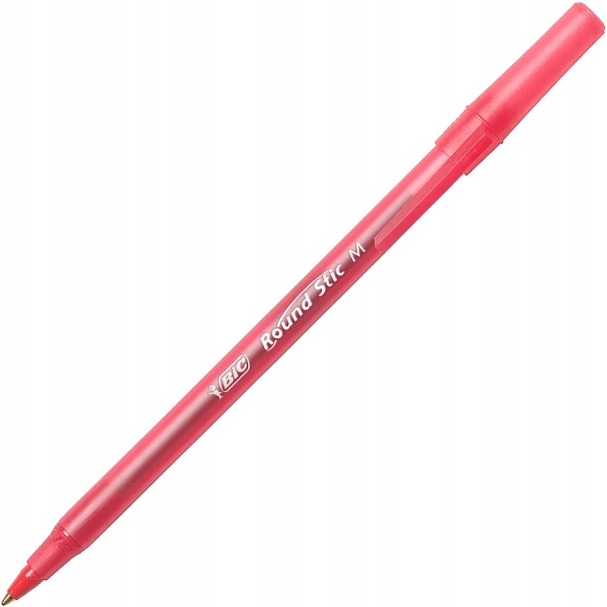 Round Stic Rode Balpen - 1 Stuk by BIC in Red – product photo
