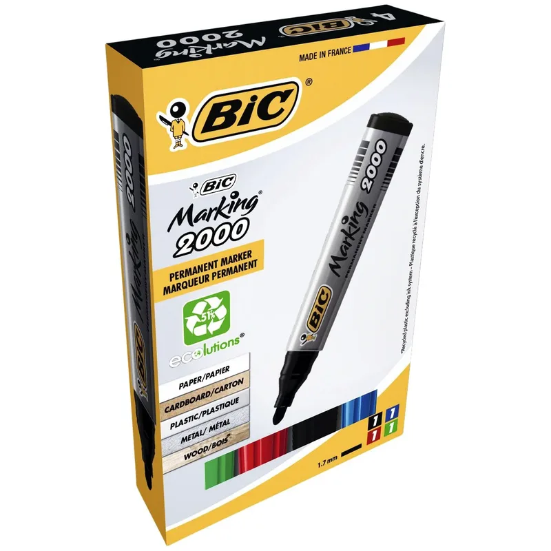 Viltstift bic 2000 ecolutions rond l assorti by BIC – product photo