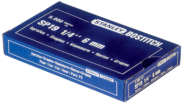 Heftklammern SP 19 1/4, 6 mm, verzinkt van Bostitch – productfoto