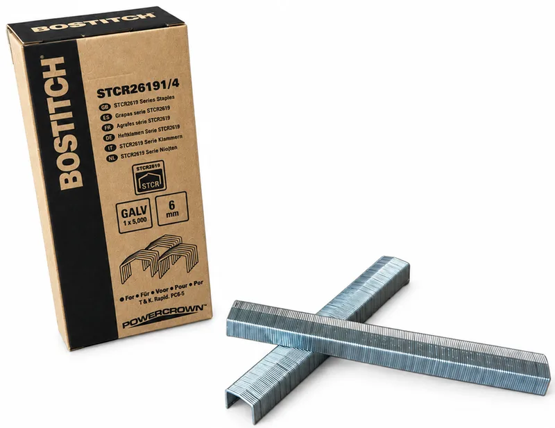 Heftklammern STCR 2619 1/4, 6 mm, verzinkt by Bostitch – product photo