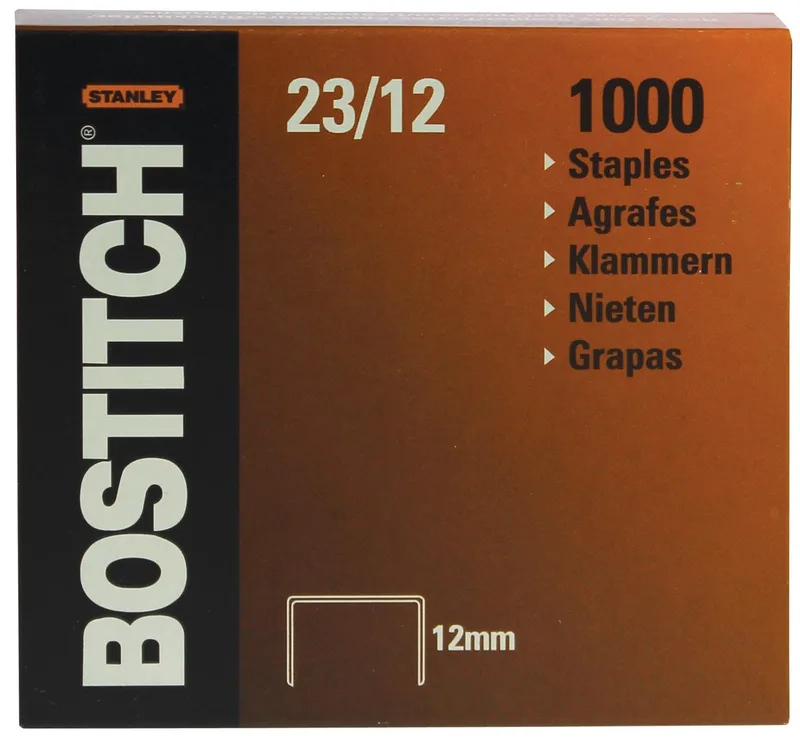 nietjes 23-12-1M, 12 mm, verzinkt, voor B310HDS, 00540, HD-23L17, HD-12F by Bostitch – product photo