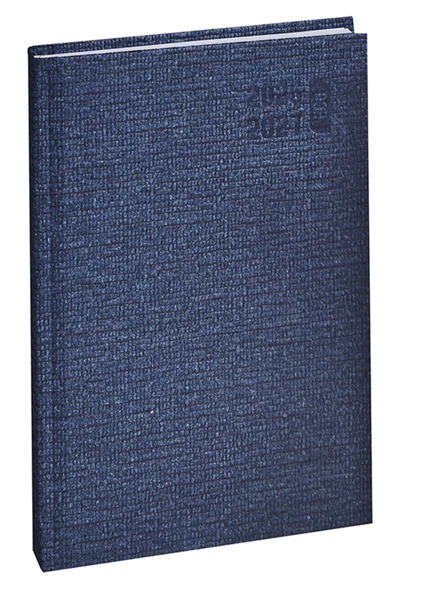 agenda 2026-2027 - ECO DECO - Schoolagenda - 1 dag per pagina - Gebonden - Dagoverzicht - 11.5 x 16.9 cm från Brepols i Blå – produktbild