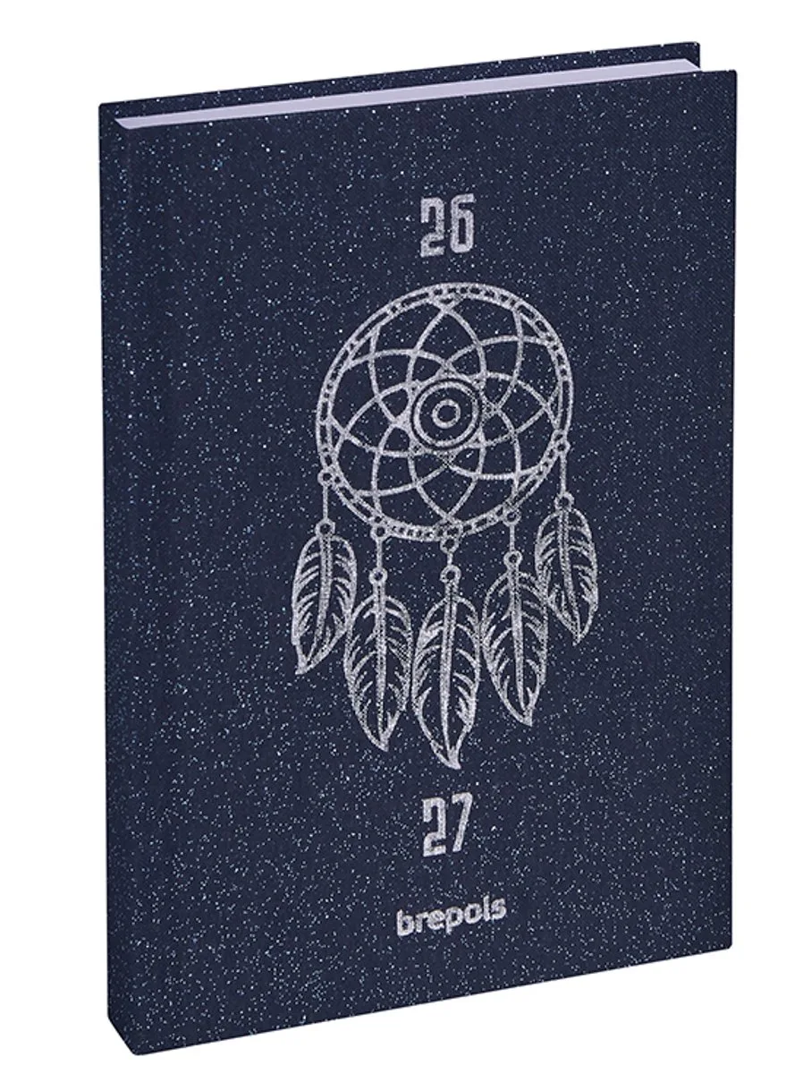 agenda 2026-2027 - MAGIC - Schoolagenda - 1 dag per pagina - Glitterende omslag - Dagoverzicht - 11.5 x 16.9 cm van Brepols in Blauw – productfoto