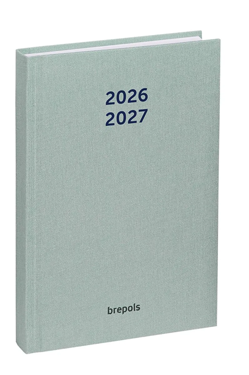 agenda 2026-2027 - NATURE - Schoolagenda - 1 dag per pagina - Gekartonneerde omslag - Dagoverzicht - 11.5 x 16.9 cm de Brepols en Vert – photo produit