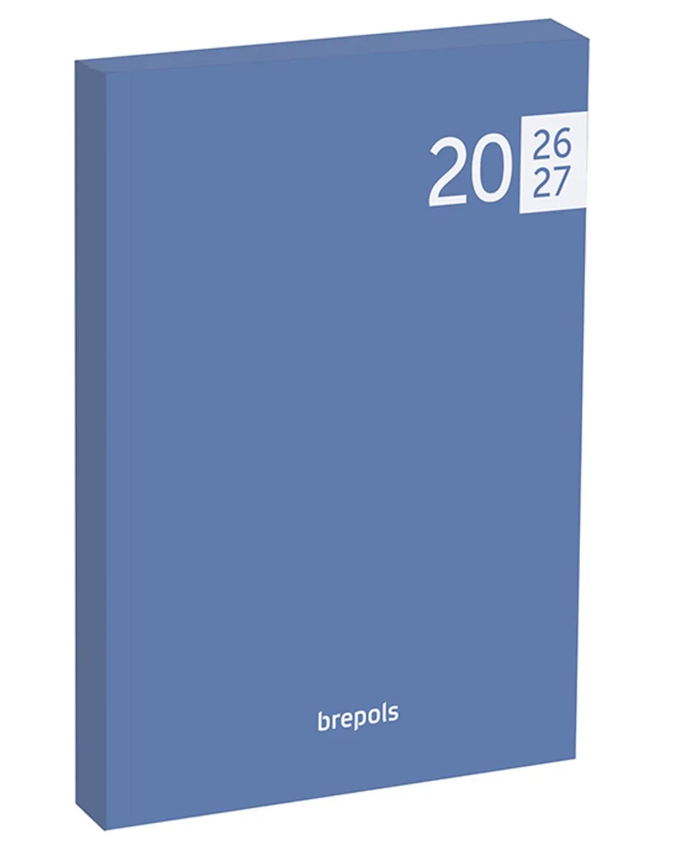 agenda 2026-2027 - VENETO FLEXI - Schoolagenda - 1 dag per pagina - Soepele omslag - Dagoverzicht - 11.5 x 16.9 cm de Brepols en Bleu – photo produit