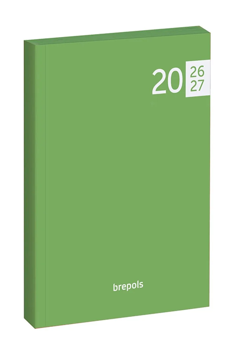 agenda 2026-2027 - VENETO FLEXI - Schoolagenda - 1 dag per pagina - Soepele omslag - Dagoverzicht - 11.5 x 16.9 cm de Brepols en Vert – photo produit