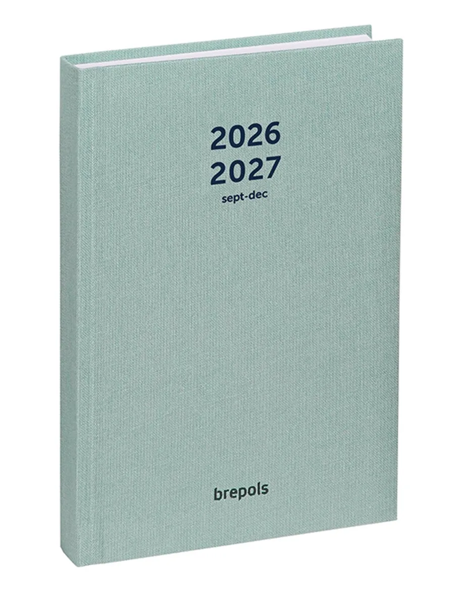 agenda 2026-2027 - Weekly Notes NATURE - Schoolagenda - 16 maanden - 1 week 1 pagina - Gebonden - Week & notes - 14.8 x 21 cm van Brepols in Groen – productfoto