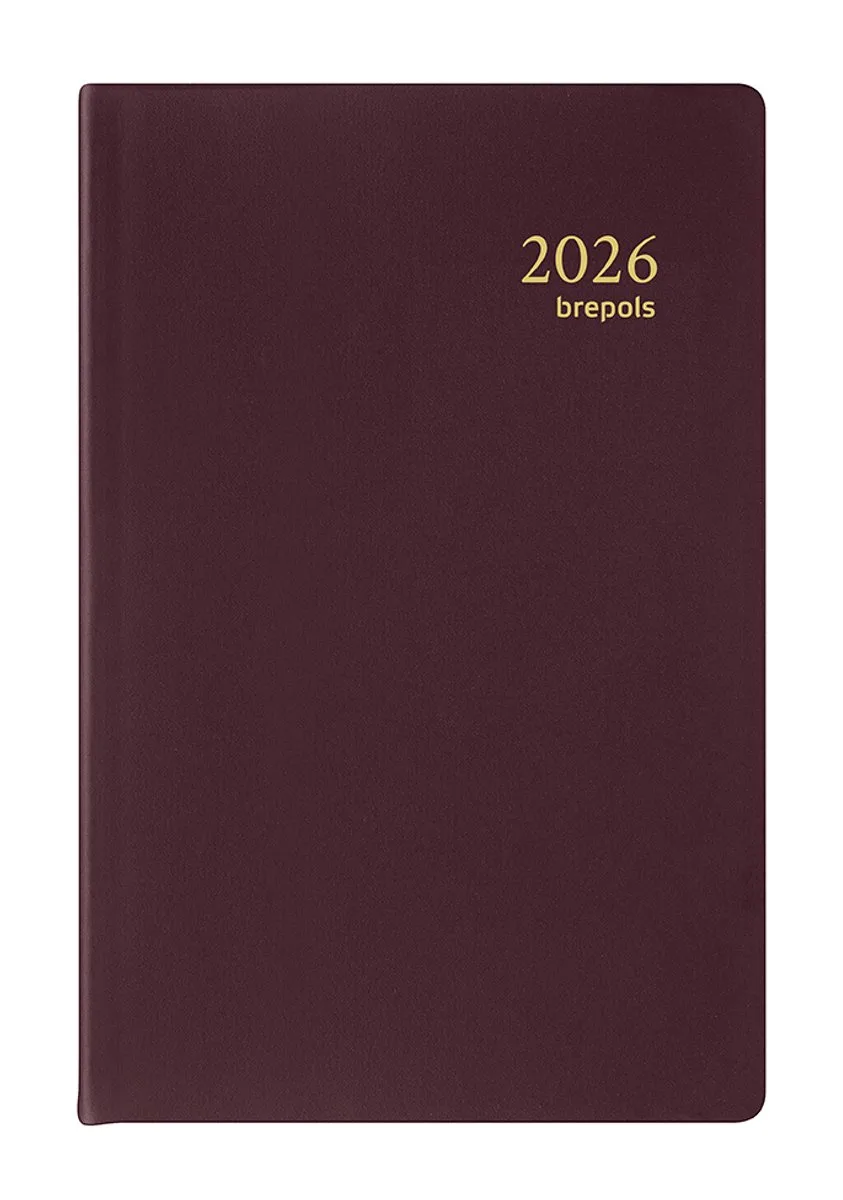 agenda 2026 - DELTA [0.834] - SETA - 1 week op 2 pagina's - Weekoverzicht - 8.1 x 12 cm van Brepols in Bordeaux – productfoto