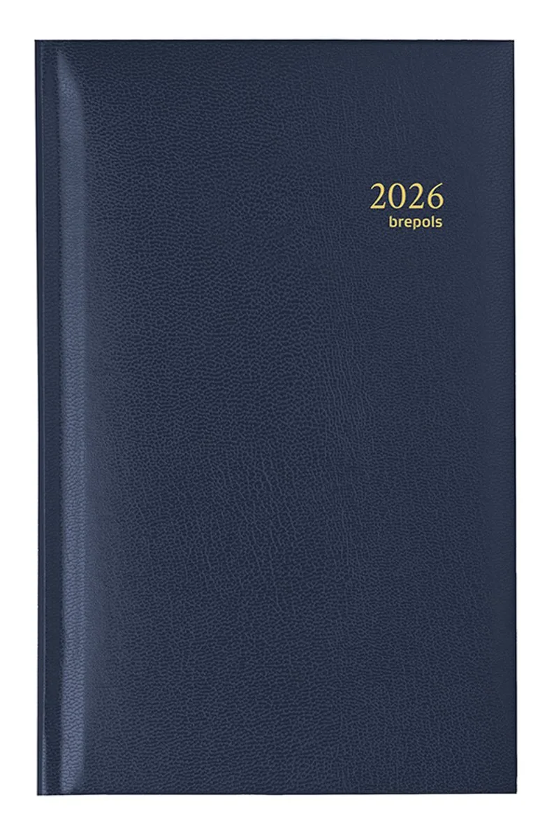 agenda 2026 - INTERPLAN [0.731] - LIMA NL - Zakagenda - 1 week op 2 pagina's - Weekoverzicht - 8.9 x 16 cm van Brepols in Blauw – productfoto