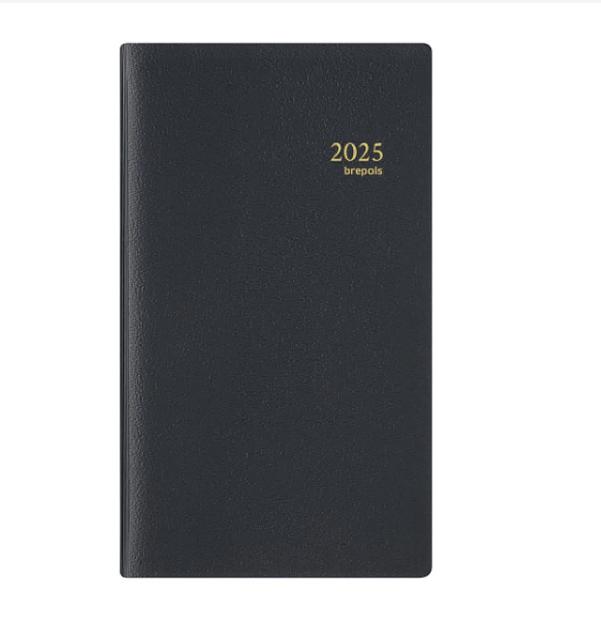 agenda 2026 - NOTAPLAN - Genova + Notes - Weekoverzicht - 1w/2p - 8,9 x 16 cm van Brepols in Zwart – productfoto