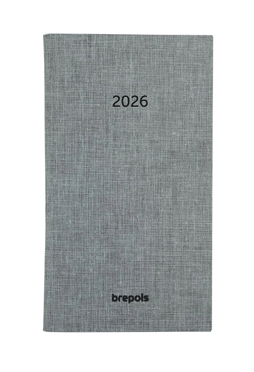 agenda 2026 - NOTAVISION [0.754] - DUBLETTA - Zakagenda - 1 week op 2 pagina's - Weekoverzicht - 8.9 x 16 cm van Brepols in Groen – productfoto