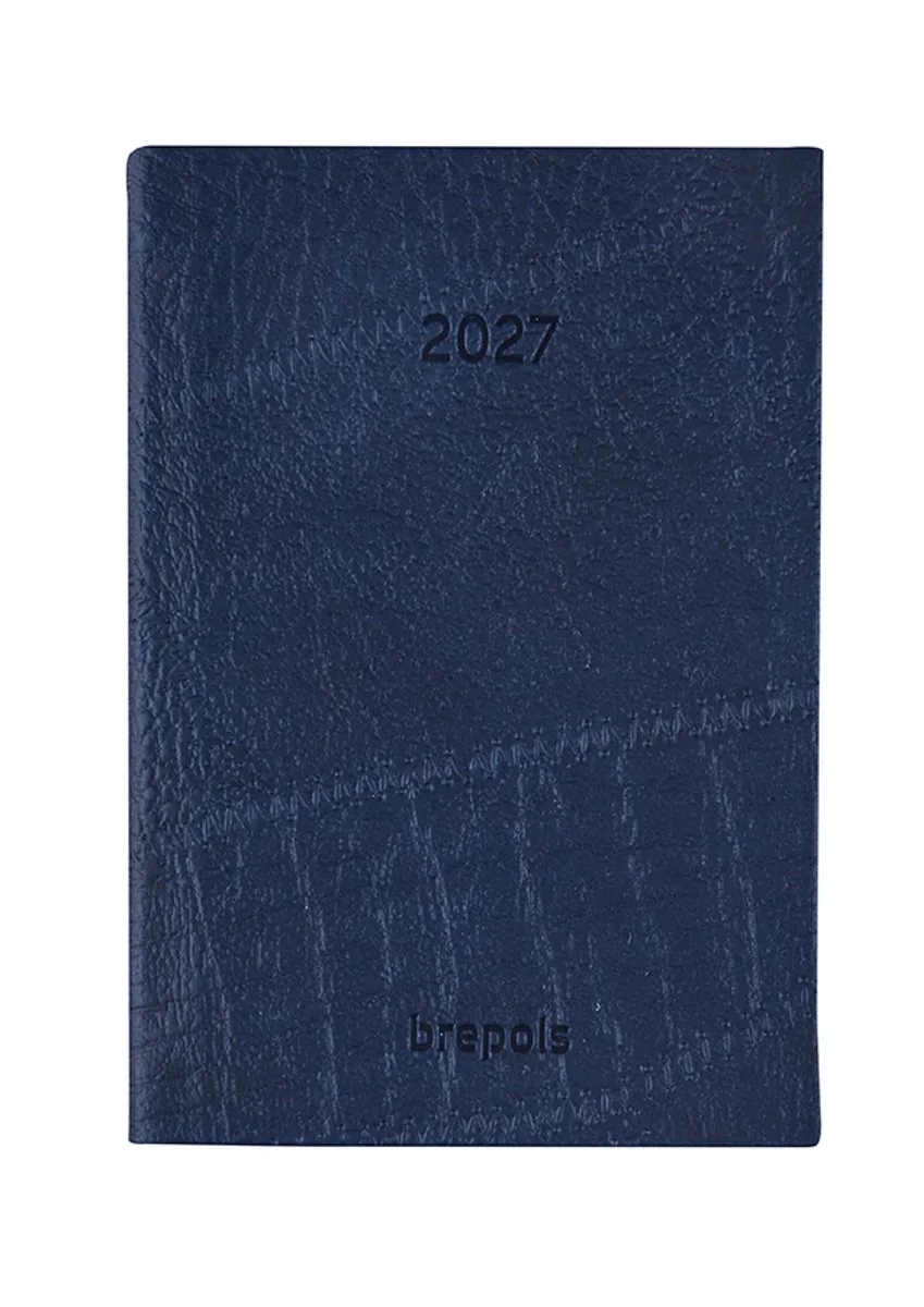 agenda 2027 - ARMADA [0.913] - LUCCA - Zakagenda - 1 week op 2 pagina's - Weekoverzicht - 7.1 x 10.2 cm/Klein formaat!! från Brepols i Mörkblå – produktbild