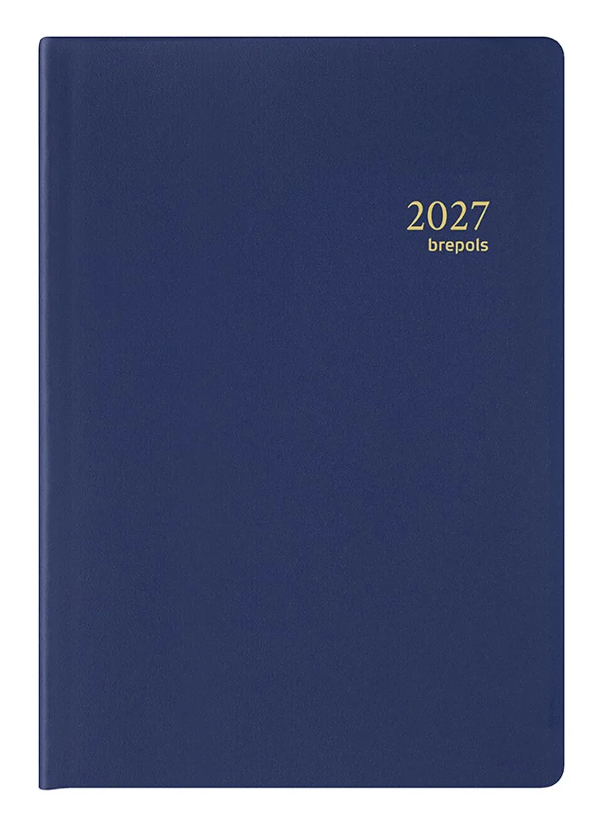 agenda 2027 - ARMADA [0.913] - SETA - Zakagenda - 1 week op 2 pagina's - Weekoverzicht - 7.1 x 10.2 cm/Klein formaat!! från Brepols i Blå – produktbild
