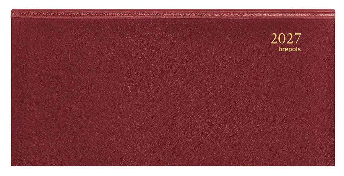 agenda 2027 - BREPRINT [0.074] - 14M - LIMA - Zakagenda - 1 week op 2 pagina's - Weekoverzicht - 16.6 x 8.1 cm från Brepols i Bordeaux – produktbild