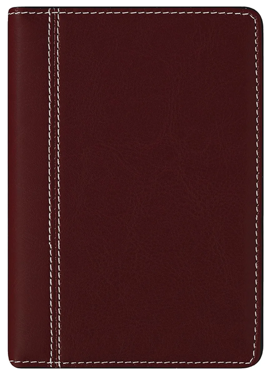 agenda 2027 - DELTA [0.834] - PALERMO - Zakagenda - 1 week op 2 pagina's - Weekoverzicht - Gespiraleerd - 8.1 x 12 cm/Klein formaat!! fra Brepols i Donkerbruin – produktbillede