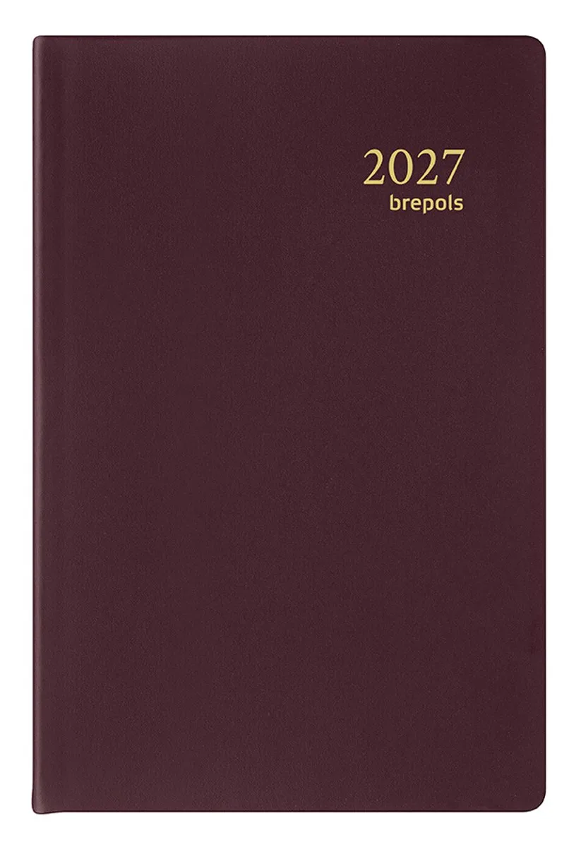 agenda 2027 - DELTA [0.834] - SETA - Zakagenda - 1 week op 2 pagina's - Weekoverzicht - 8.1 x 12 cm/Klein formaat!! fra Brepols i Bordeaux – produktbillede